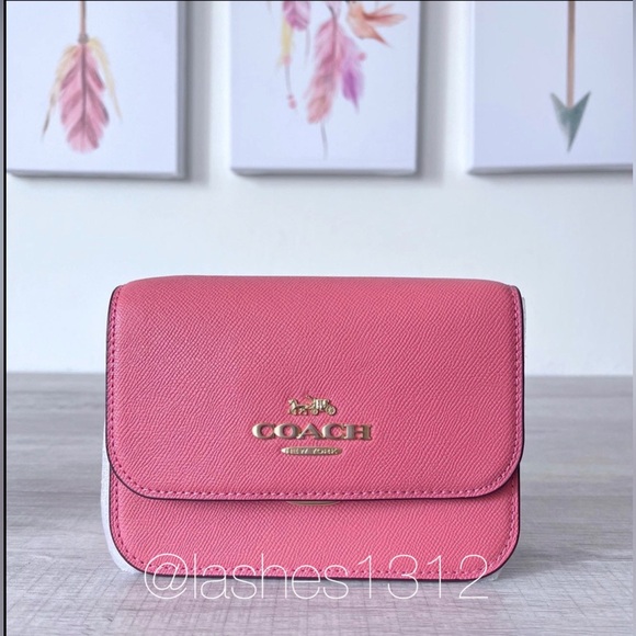 COACH Bag Brynn Mini Crossbody -  Pink Taffy C5626 - Picture 2 of 9